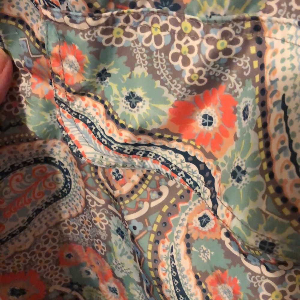 Vera Bradley Floral Patterned Packable Raincoat - image 6